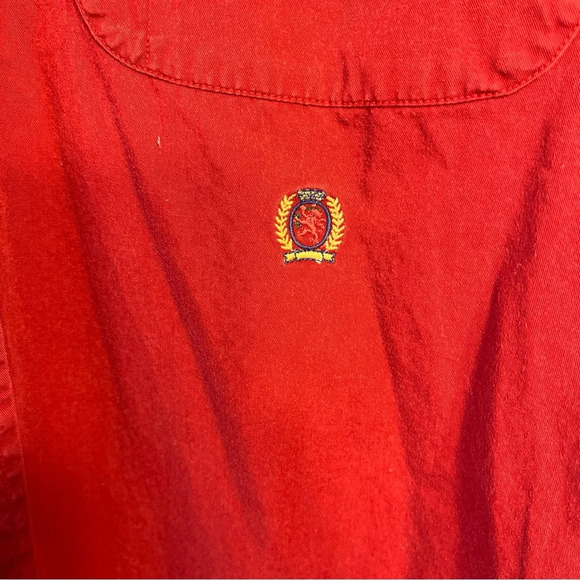 Vintage Tommy Hilfiger Mens Large Long Sleeve Denim Button Up Shirt Pockets - Picture 5 of 9